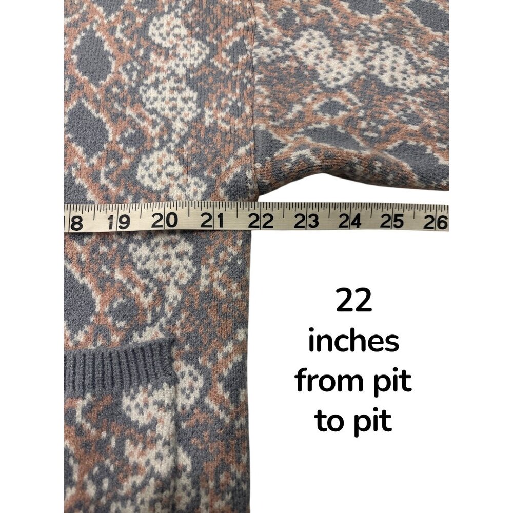 Anthropologie Snake Print Longline Cardigan – One Size - Picture 6 of 7